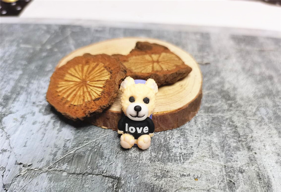 麗竹美甲作品：可愛卡通雕花美甲