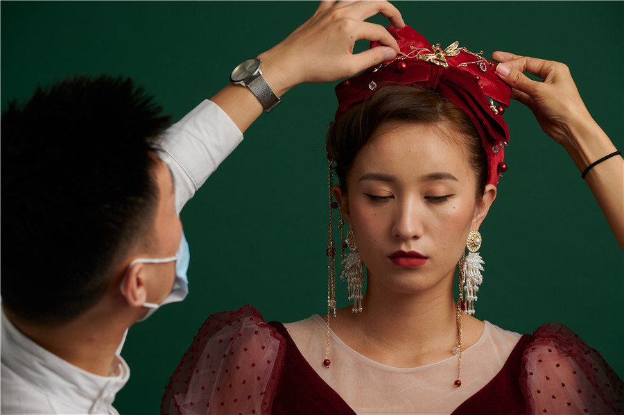 麗竹彩妝作品：經(jīng)典復古名媛造型