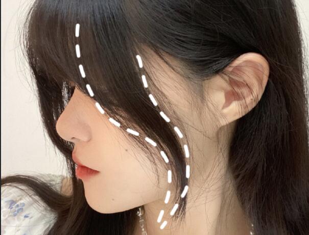 廣西正規(guī)美發(fā)學校教你“八字劉海”教程