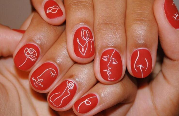 南寧麗竹美甲學(xué)校：簡易手繪美甲推薦