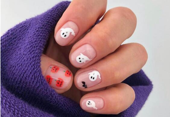 萬圣節(jié)主題美甲推薦，南寧培訓(xùn)美甲分享