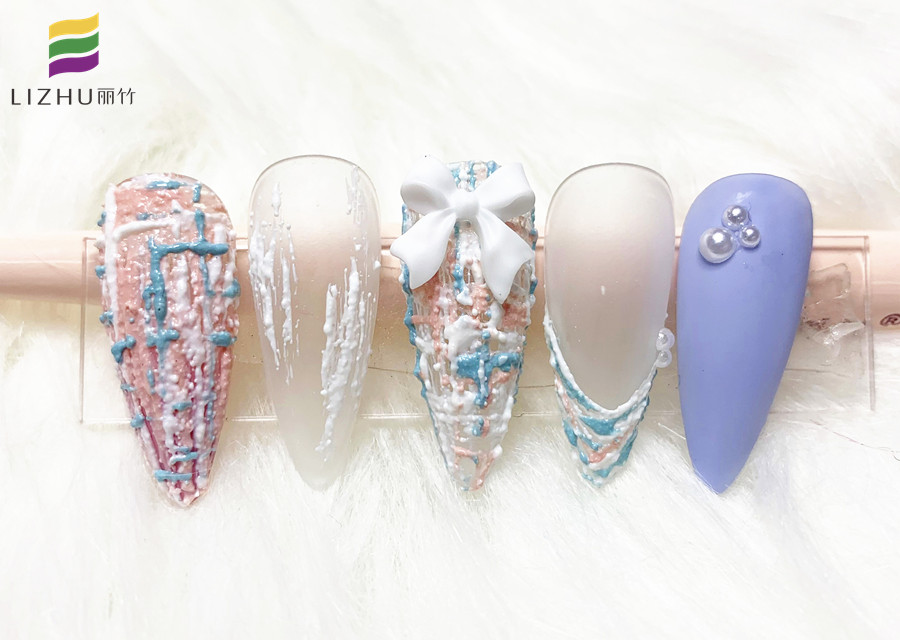 石膏膠美甲，南寧美甲學(xué)校秋冬美甲推薦