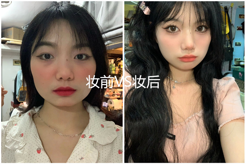 方形臉妝容教程，廣西美妝培訓學校一對一指導