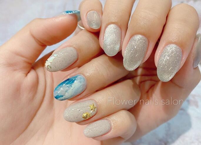 分享晶石貓眼美甲圖片，告訴你廣西學美甲哪家時尚