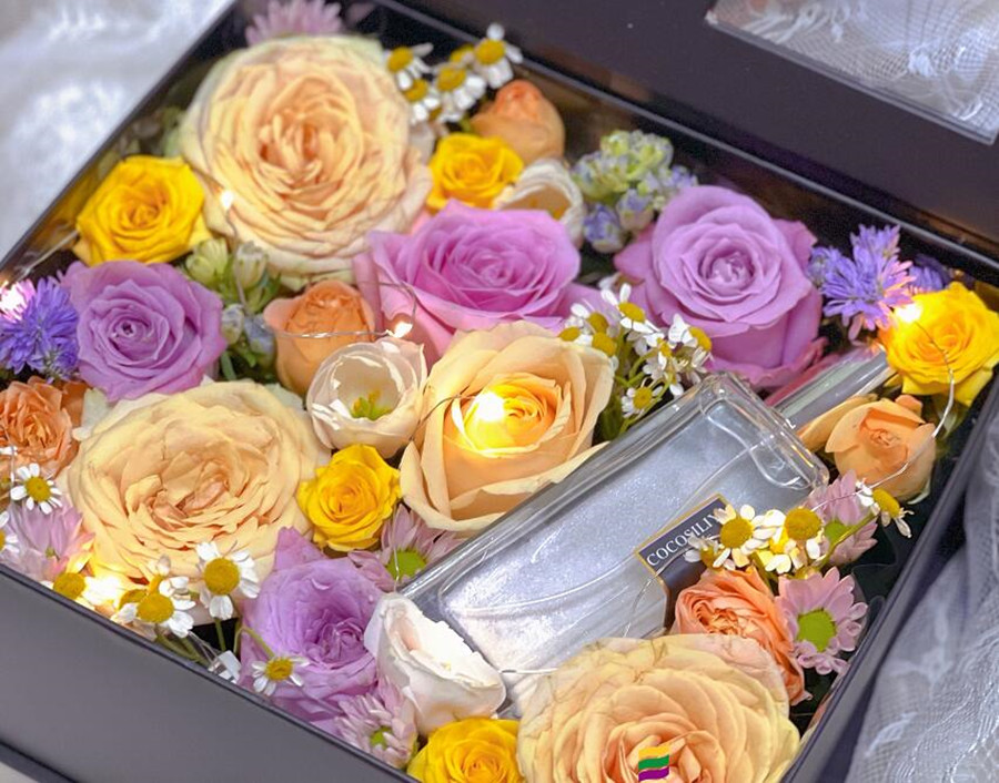 韓式花盒的特點(diǎn)，廣西花藝培訓(xùn)班詳細(xì)講解