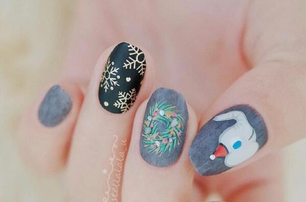 卡通美甲圖片，南寧網(wǎng)紅美甲培訓班分享