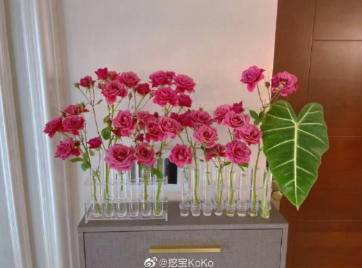 試管花瓶插花，廣西南寧花藝師培訓(xùn)學(xué)校分享浪漫