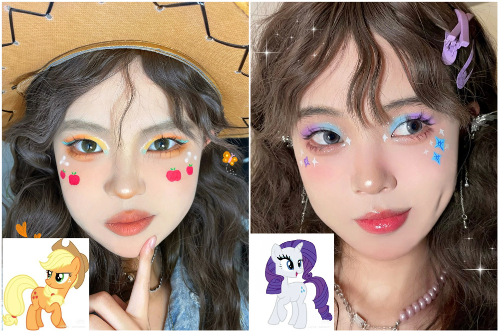 創(chuàng)意卡通妝容，廣西培訓化妝新手課程