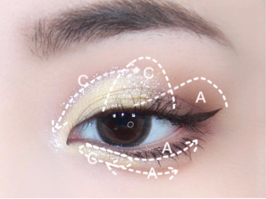 春日彩色眼妝，廣西彩妝基礎(chǔ)培訓(xùn)教學(xué)