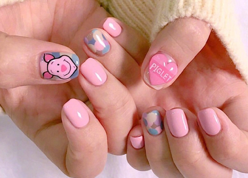 彩繪卡通美甲，南寧美甲培訓(xùn)機(jī)構(gòu)分享