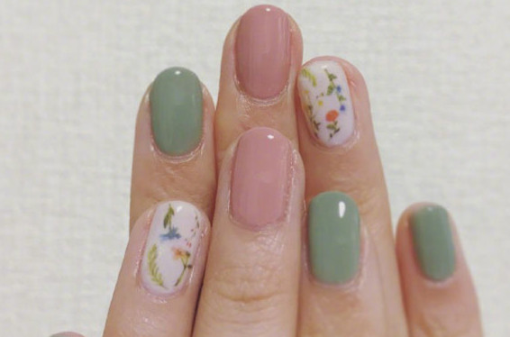 干花美甲教程，學(xué)美甲在南寧