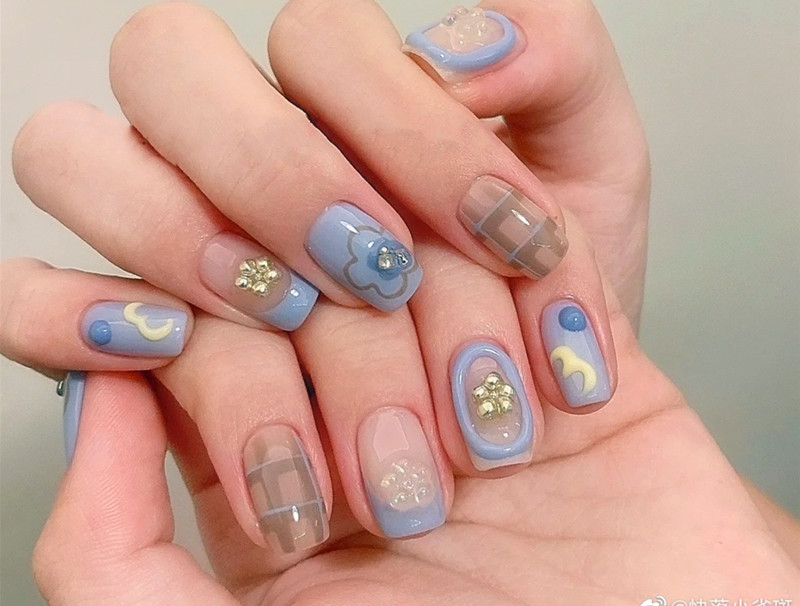 可愛(ài)手繪小短甲，零基礎(chǔ)學(xué)美甲技術(shù)