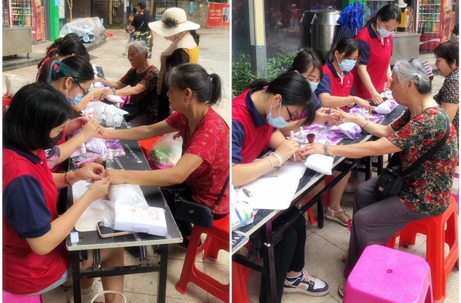 學以致用！南寧美甲學校社會實踐教學