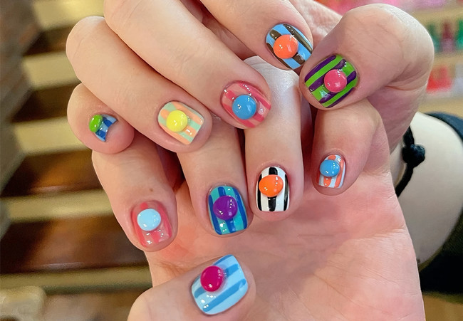 多巴胺美甲，南寧美甲網(wǎng)紅造型分享