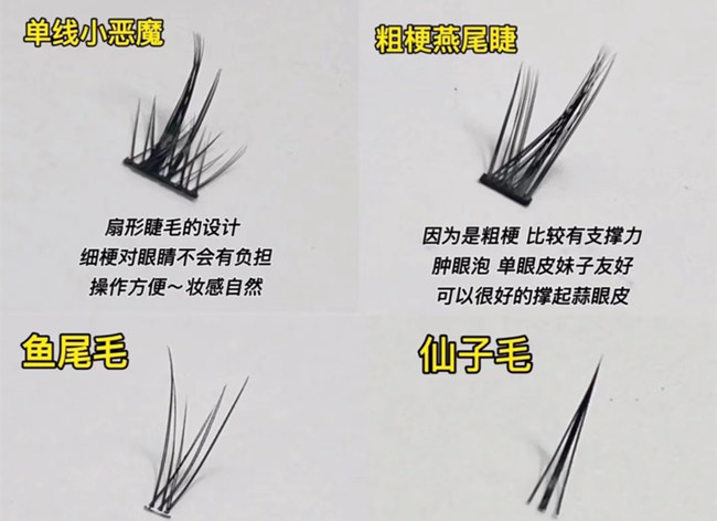 假睫毛科普知識，廣西化妝基礎(chǔ)