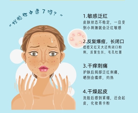 用護(hù)膚品爛臉怎么辦？南寧皮膚管理中心教你