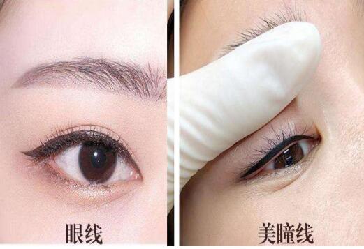 紋眼線和紋美瞳線的區(qū)別，零基礎(chǔ)紋繡教學(xué)