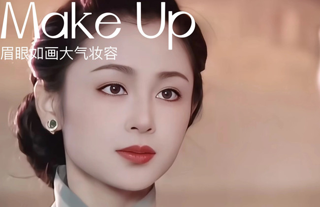 民國大女主妝容教程，南寧化妝專業(yè)培訓