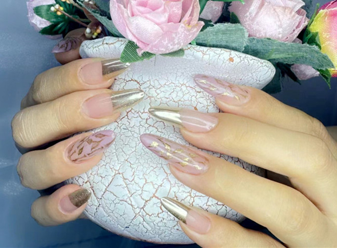 國風(fēng)金竹美甲 ，南寧美甲師職校分享教程