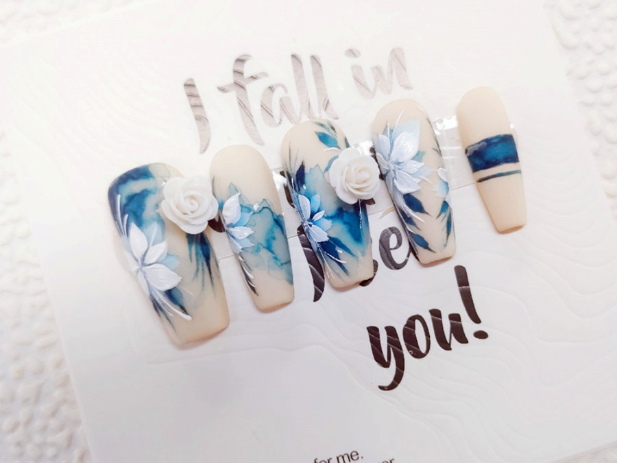 國(guó)風(fēng)雕花美，南寧美甲培訓(xùn)排名推薦