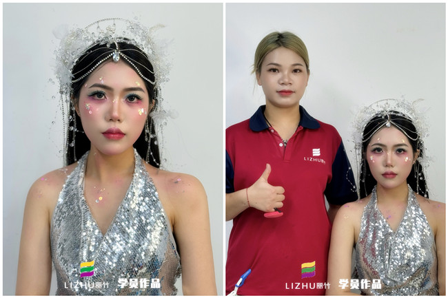 人魚公主，零基礎美妝教學學員作品