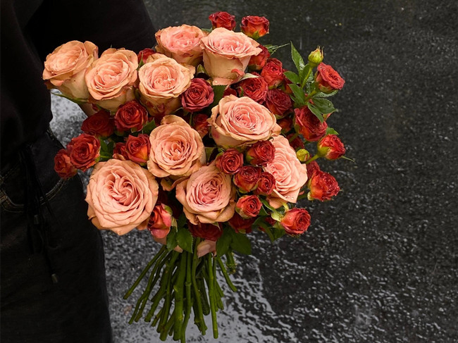 初秋浪漫感花束，南寧花藝師學校分享