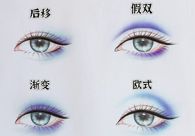 常用的八大眼影 | 南寧化妝學校哪家學費便宜