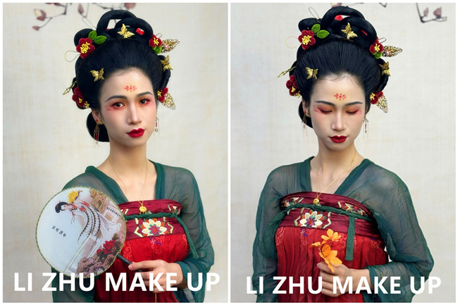 古風(fēng)漢服造型，廣西寫(xiě)真旅拍培訓(xùn)學(xué)校作品