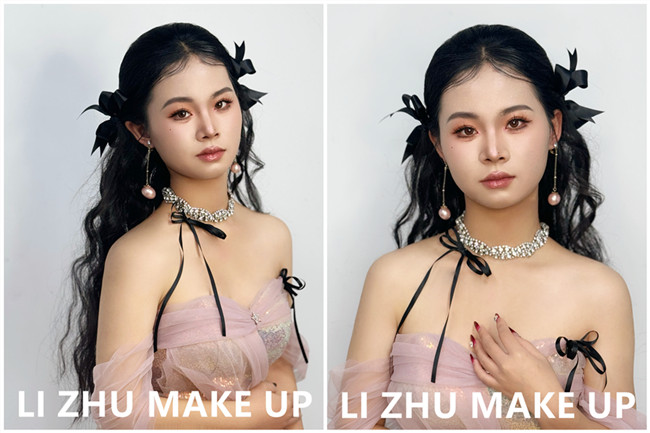 南寧化妝形象設(shè)計(jì)作品---韓式甜美新娘