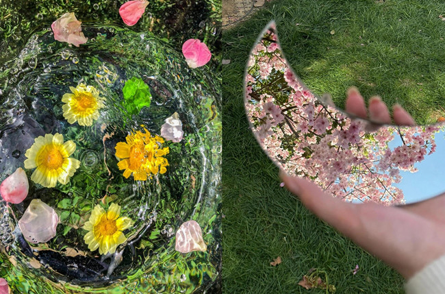 不露臉的春季大片拍照技巧，從零開始學(xué)化妝拍照