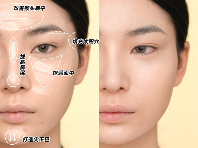 南寧美妝教學：光影化妝術教程，打造骨感臉