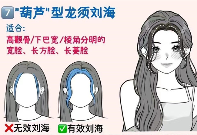 如何護(hù)理龍須劉海？南寧女士理發(fā)