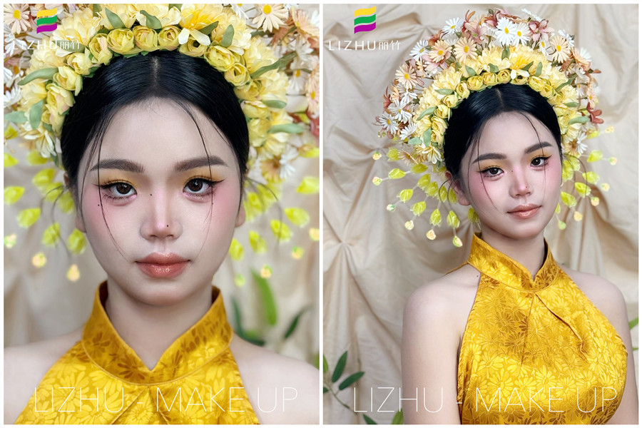 旅拍寫真簪花造型，廣西旅拍寫真作品