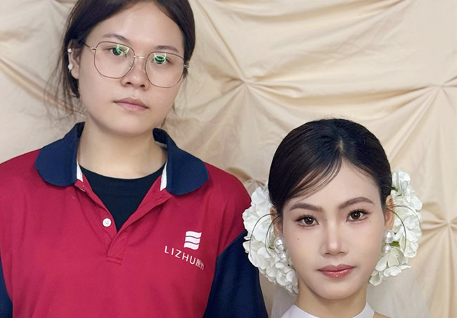 韓式新娘造型，南寧寫真彩妝實(shí)訓(xùn)作品