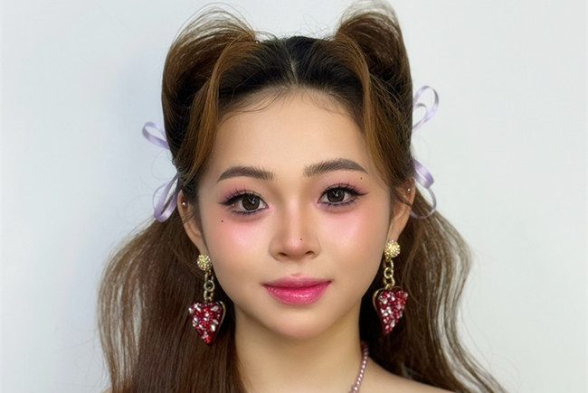 貓耳禮服造型，廣西化妝跟妝作品