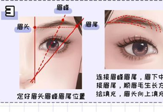 方圓臉如何畫眉？化妝新手入門教程