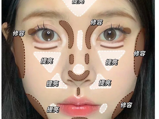 修容的步驟及方法，南寧教化妝