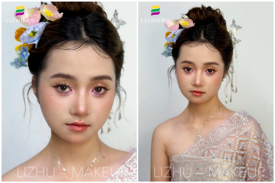 傣族造型，廣西化妝攝影化妝培訓(xùn)